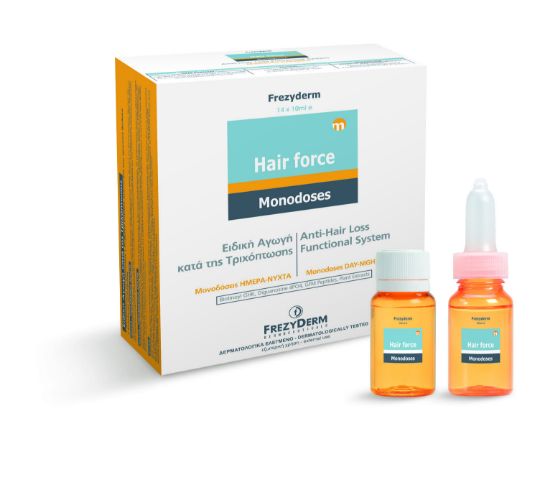 Εικόνα της FREZYDERM HAIR FORCE MONODOSES DAY / NIGHT ΕΙΔΙΚΗ ΑΓΩΓΗ ΚΑΤΑ ΤΗΣ ΤΡΙΧΟΠΤΩΣΗΣ ΓΙΑ ΑΝΔΡΕΣ & ΓΥΝΑΙΚΕΣ,14Χ10ML.