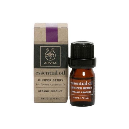 Εικόνα της APIVITA ESSENTIAL OIL JUNIPER BERRY 5ML    Apivita Essential Oil Juniper Αιθέριο Έλαιο Αγριοκυπάρισσο, 5ml