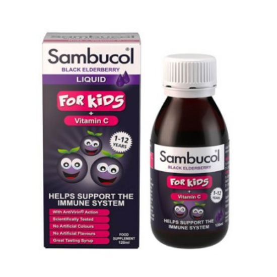 Εικόνα της SAMBUCOL FOR KIDS 120ML - Παιδικό Σιρόπι από Σαμπούκο για την Ενίσχυση του Ανοσοποιητικού, 120ml