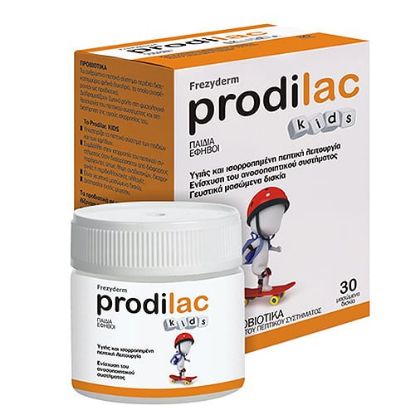 Εικόνα της FREZYDERM PRODILAC KIDS ΠΡΟΒΙΟΤΙΚΑ ΓΙΑ ΠΑΙΔΙΑ 2-16 ΕΤΩΝ, 30 ΜΑΣΩΜΕΝΑ ΔΙΣΚΙΑ.