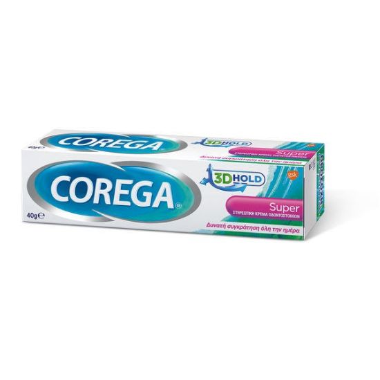 Εικόνα της COREGA SUPER CREAM 40G  Corega Super Στερεωτική Κρέμα για Τεχνητή Οδοντοστοιχία, 40g