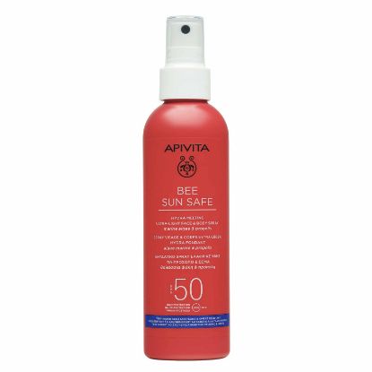 Εικόνα της APIVITA BEE SUN SAFE HYDRA MELTING ULTRA LIGHT FACE & BODY SPRAY 50SPF 200ML- Ενυδατικό Αντιηλιακό Προσώπου Σώματος με Θαλάσσια Φύκη & Πρόπολη SPF50, 200ml