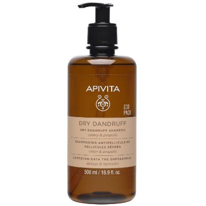 Εικόνα της APIVITA DRY DANDRUFF SHAMPOO 500ML- Σαμπουάν Κατά της Ξηροδερμίας με Σέλερι & Πρόπολη 500ml