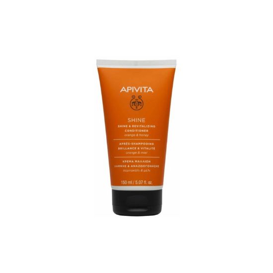 Εικόνα της APIVITA CONDITIONER SHINE & REVITALIZING 150ML     Apivita Κρέμα Λάμψης & Αναζωογόνησης για Όλους τους Τύπους Μαλλιών Πορτοκάλι & Μέλι 150ml