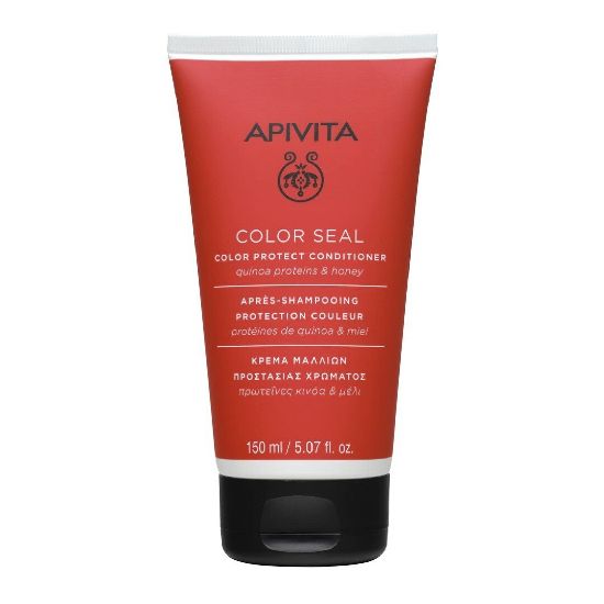 Εικόνα της APIVITA CONDITIONER COLOR SEAL 150ML  Apivita Μαλακτική Κρέμα Προστασίας Χρώματος Με Πρωτεΐνες Κινόα & Μέλι 150ml