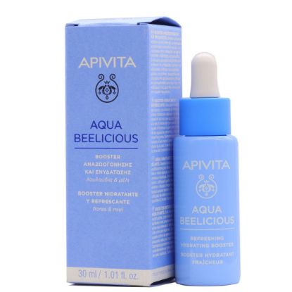 Εικόνα της APIVITA AQUA BEELICIOUS BOOSTER 30ML  Apivita Aqua Beelicious Refreshing Hydrating Booster Αναζωογόνησης & Ενυδάτωσης, 30ml