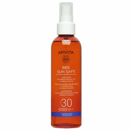 Εικόνα της APIVITA BEE SUN SAFE BODY OIL  SPF30 200ML- Λάδι Σώματος για Μαύρισμα & Μεταξένια Αίσθηση, 200ml