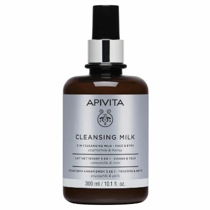 Εικόνα της APIVITA CLEANSING MILK ΓΑΛΑΚΤΩΜΑ ΚΑΘΑΡΙΣΜΟΥ 3 ΣΕ 1 ΜΕ ΧΑΜΟΜΗΛΙ & ΜΕΛΙ ΓΙΑ ΠΡΟΣΩΠΟ & ΜΑΤΙΑ, 200ML.