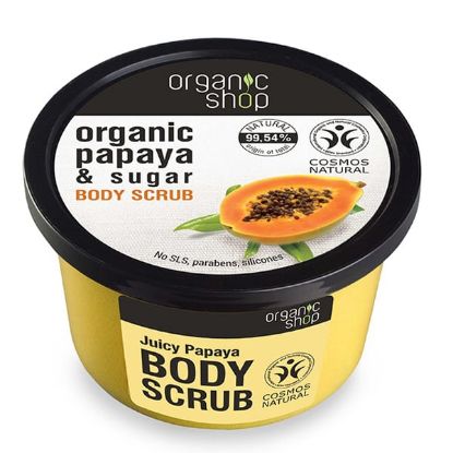 Εικόνα της ORGANIC SHOP BODY SCRUB JUICY PAPAYA SCRUB ΣΏΜΑΤΟΣ ΠΑΠΑΓΙΑ ΚΑΙ ΖΆΧΑΡΗ 250ML 2516