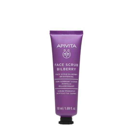 Εικόνα της APIVITA FACE SCRUB BILBERRY. Κρέμα Απολέπισης Για Λάμψη Με Μύρτιλο 50ml