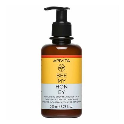 Εικόνα της APIVITA BEE MY HONEY BODY MILK 200ML. Ενυδακτικό Γαλάκτωμα Σώματος με Μέλι & Αλόη, 200ml