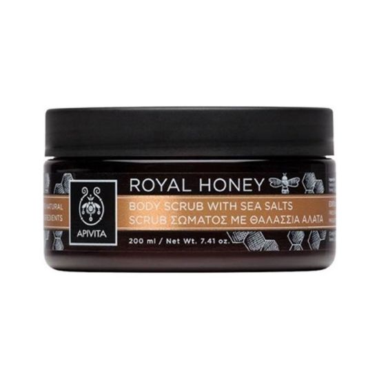 Εικόνα της APIVITA ROYAL HONEY BODY SCRUB WITH SEA SALTS 200ML