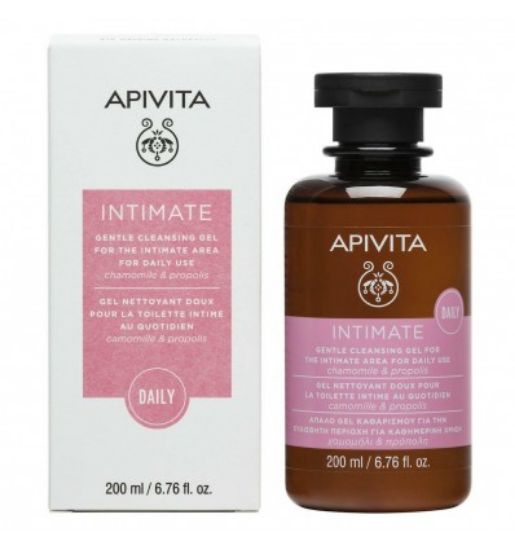 Εικόνα της APIVITA INTIMATE DAILY CLEANSING GEL 200ML- Απαλό Gel Καθαρισμού για την Ευαίσθητη Περιοχή