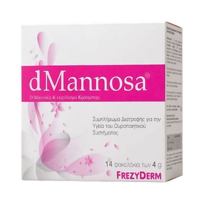 Εικόνα της FREZYDERM dMANNOSA & CRANBERRY EXTRACT. D-ΜΑΝΝΟΖΗ & ΕΚΧΥΛΙΣΜΑ ΚΡΑΝΜΠΕΡΙ, ΣΥΜΠΛΗΡΩΜΑ ΔΙΑΤΡΟΦΗΣ ΓΙΑ ΤΗΝ ΥΓΕΙΑ ΤΟΥ ΟΥΡΟΠΟΙΗΤΙΚΟΥ ΣΥΣΤΗΜΑΤΟΣ 14x4gr.