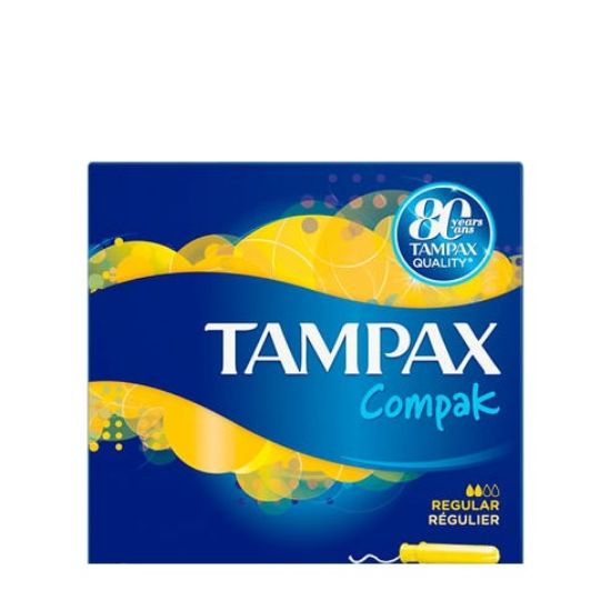 Εικόνα της TAMPAX COMPAK REGULAR 16TEM. -Με Απλικατέρ για Προστασία & Διακριτικότητα 16τμχ