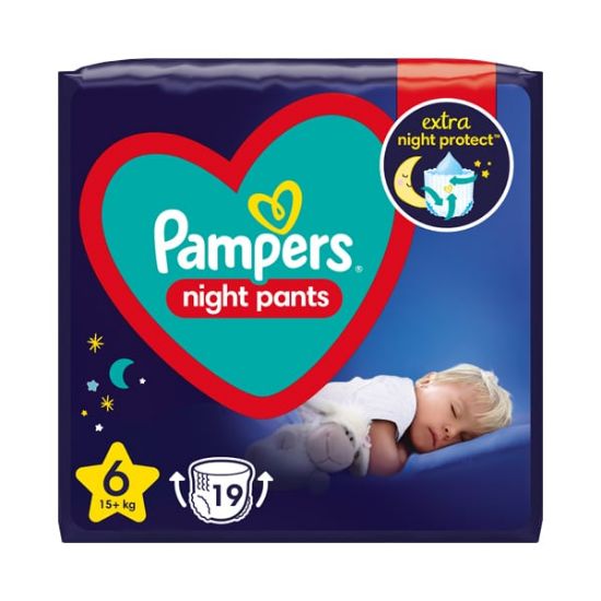 Εικόνα της PAMPERS NIGHT PANTS ΜΕΓ Ν6 (15+KG)  19TEM.