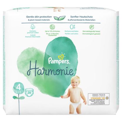 Εικόνα της PAMPERS HARMONIE N4 (9-14KG) 28TEM