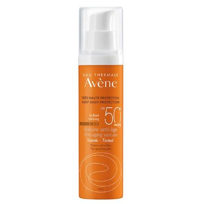 Εικόνα της AVENE SOLAIRE ANTI-AGE TINTED SPF50 50ML- Αντιγηραντική Αντηλιακή Κρέμα Προσώπου με Χρώμα, Χωρίς Άρωμα για Ευαίσθητο Δέρμα, 50ml