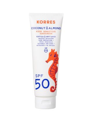 Εικόνα της KORRES KIDS SENSITIVE SUNSCREEN SPF50 250ML- Παιδικό Αντηλιακό Καρύδα & Αμύγδαλο SPF50, 250ml