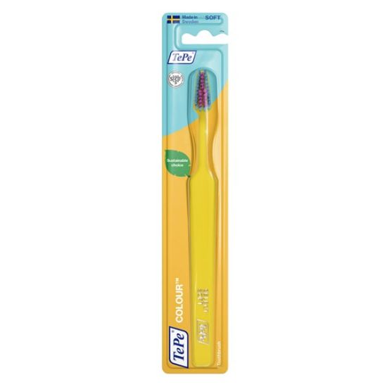 Εικόνα της TEPE TOOTHBRUSH COLOUR SOFT YELLOW 1TEM- Μαλακή Οδοντόβουρτσα Κίτρινη 1τμχ.