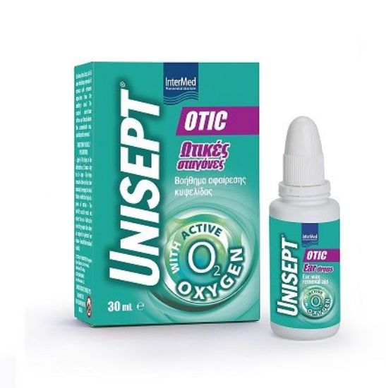 Εικόνα της INTERMED UNISEPT OTIC DROPS 30ML - Βοήθημα Αφαίρεσης Κυψελίδας 30ml