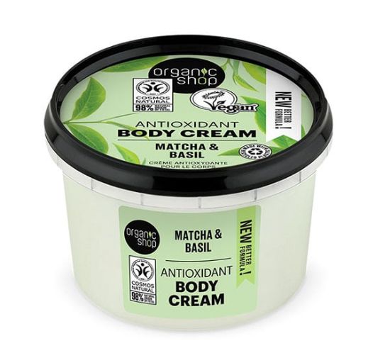 Εικόνα της ORGANIC SHOP BY NATURA SIBERICA ANTIOXIDANT BODY CREAM MATCHA & BASIL, ΑΝΤΙΟΞΕΙΔΩΤΙΚΗ ΚΡΕΜΑ ΣΩΜΑΤΟΣ, 250ML