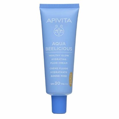 Εικόνα της APIVITA AQUA BEELICIOUS CREAM SPF30 TINTED 40ML- Ενυδατική Κρέμα Προσώπου Ημέρας με Χρώμα SPF30, 40ml