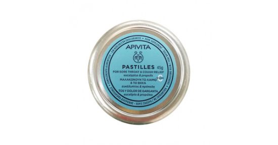 Εικόνα της APIVITA PASTILLES EUCALYPTUS 45GR - Παστίλιες με Ευκάλυπτο & Πρόπολη για τον Πονόλαιμο & τον Βήχα, 45gr