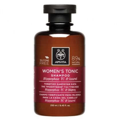 Εικόνα της APIVITA WOMEN'S TONIC SHAMPOO HIPP+LAUREL 250ML    Apivita Τονωτικό Σαμπουάν Κατά της Τριχόπτωσης για Γυναίκες Hippophae TC & Δάφνη 250ml