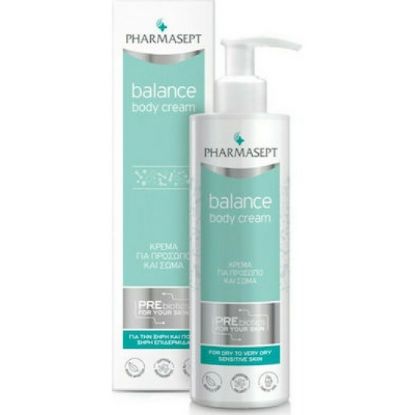 Εικόνα της PHARMASEPT BALANCE BODY CREAM ΕΝΥΔΑΤΙΚΗ ΚΡΕΜΑ ΚΑΘΗΜΕΡΙΝΗΣ ΧΡΗΣΗΣ ΓΙΑ ΞΗΡΕΣ & ΕΥΑΙΣΘΗΤΕΣ ΕΠΙΔΕΡΜΙΔΕΣ, 250ML.