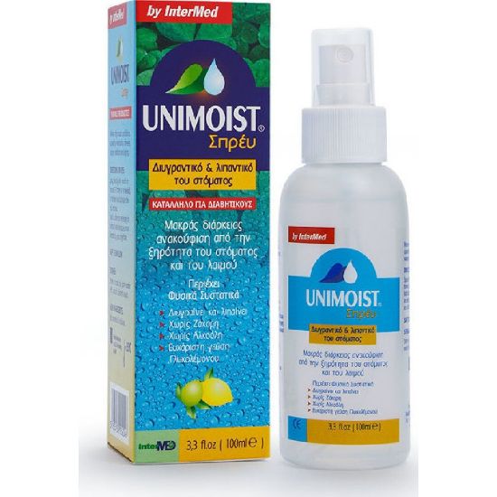 Εικόνα της INTERMED UNIMOIST SPRAY 100ML - Καθημερινή ανακούφιση της ξηροστομίας