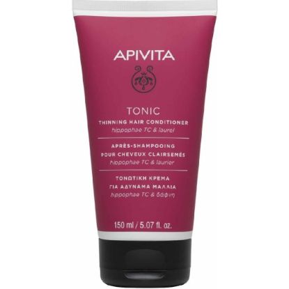 Εικόνα της APIVITA CONDITIONER TONIC 150ML  Apivita Τονωτική Κρέμα για Αδύναμα Μαλλιά Hippophae TC & Δάφνη 150ml