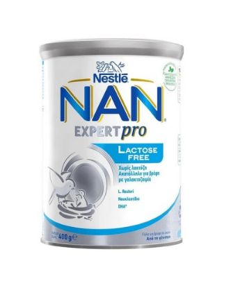 Εικόνα της NAN LACTOSE FREE  EXPERT PRO 400GR ΓΑΛΑ ΓΙΑ ΒΡΕΦΗ ΜΕ ΔΥΣΑΝΕΞΙΑ ΣΤΗΝ ΛΑΚΤΟΖΗ 400ΓΡ