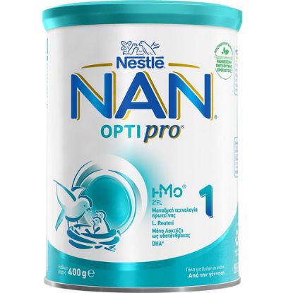 Εικόνα της NAN 1 OPTIPRO 400GR ΓΑΛΑ 1ΗΣ ΒΡΕΦΙΚΗΣ ΗΛΙΚΙΑΣ