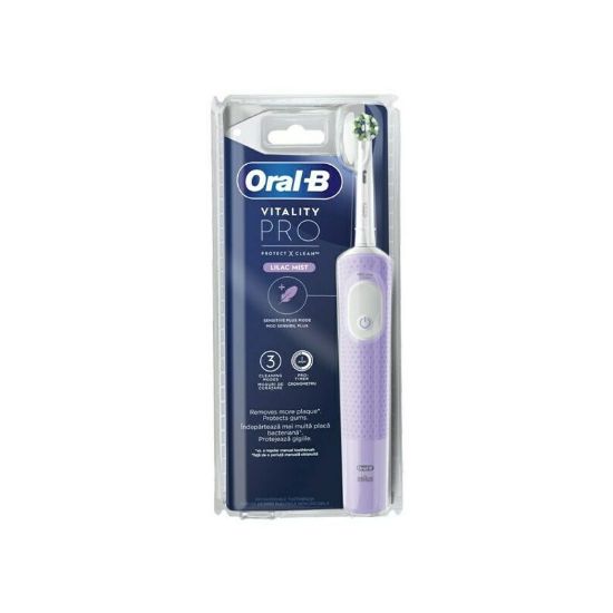 Εικόνα της ORAL-B VITALITY PRO LILAC - Ηλεκτρική Οδοντόβουρτσα Μωβ Χρώμα, 1τεμ