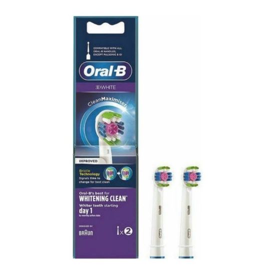 Εικόνα της ORAL-B ΑΝΤΑΛΛΑΚΤΙΚΑ 3D WHITE 2TEM - Ανταλλακτικές Κεφαλές, 2τεμ