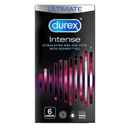 Εικόνα της DUREX INTENSE ΠΡΟΦΥΛΑΚΤΙΚΑ ΜΕ ΚΟΥΚΙΔΕΣ ΚΑΙ ΡΑΒΔΩΣΕΙΣ 6ΤΜΧ