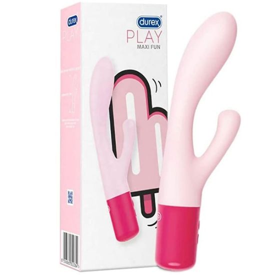 Εικόνα της DUREX PLAY MAXI FUN PINK. ΔΟΝΗΤΗΣ ΣΙΛΙΚΟΝΗΣ ΜΕ 2 ΚΕΦΑΛΕΣ ΚΑΙ 8 ΔΙΑΦΟΡΕΤΙΚΕΣ ΔΟΝΗΣΕΙΣ, 1TMX