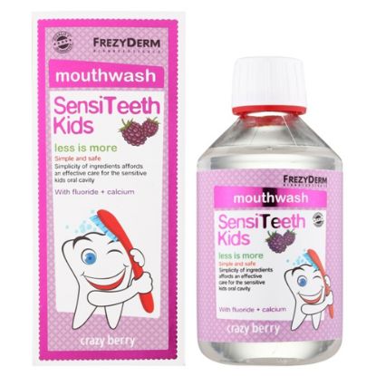 Εικόνα της  FREZYDERM SENSITEETH KIDS MOUTHWASH 250ML  ΣΤΟΜΑΤΙΚΟ ΔΙΑΛΥΜΑ ΓΙΑ ΠΑΙΔΙΑ 250ML