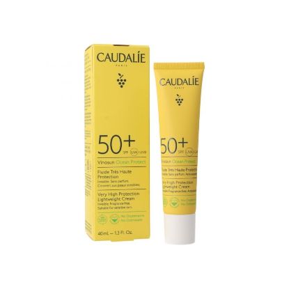 Εικόνα της CAUDALIE VINOSUN OCEAN PROTECT LIGHT CREAM SPF50 40ML- Αντηλιακή Κρέμα Προσώπου-Λαιμού, 40ml