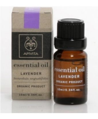 Εικόνα της APIVITA ESSENTIAL OIL LAVENDER 10ML   Apivita Essential Oil Lavender Αιθέριο έλαιο Λεβάντα, 10ml