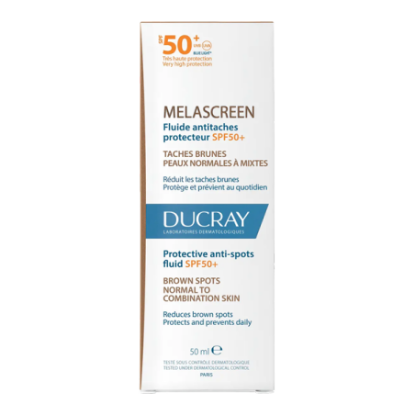 Εικόνα της DUCRAY MELASCREEN FLUIDE ANTITACHES SPF50 50ML  ΛΕΠΤΟΡΕΥΣΤΗ ΑΝΤΗΛΙΑΚΗ ΕΙΔΙΚΗ ΓΙΑ ΔΕΡΜΑΤΑ ΜΕ ΠΑΝΑΔΕΣ SPF50 50ML