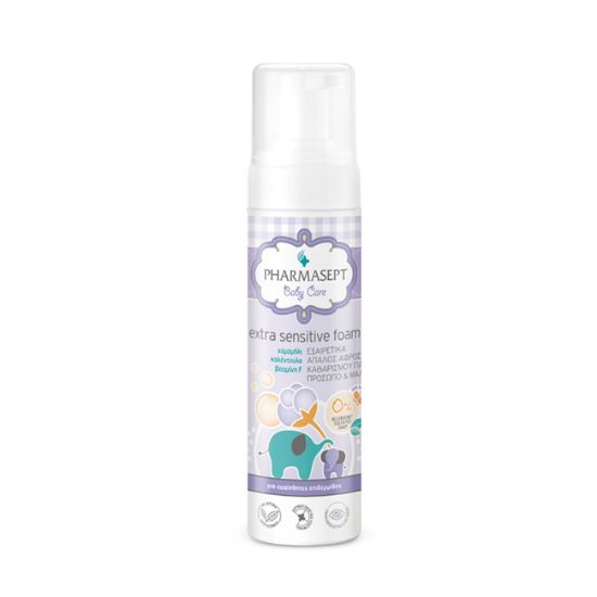 Εικόνα της BABY FOAM EXTRA SENSITIVE 200ML  ΑΠΑΛΟΣ ΑΦΡΟΣ ΒΡΕΦΙΚΟΥ ΚΑΘΑΡΙΣΜΟΥ ΓΙΑ ΣΩΜΑ ΠΡΟΣΩΠΟ ΜΑΛΛΙΑ 200ML