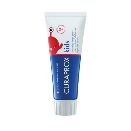 Εικόνα της CURAPROX TOOTHPASTE FOR KIDS ΠΑΙΔΙΚΗ ΟΔΟΝΤΟΚΡΕΜΑ ΑΠΟ 2 ΕΤΩΝ ΚΑΙ ΑΝΩ ΜΕ ΓΕΥΣΗ ΦΡΑΟΥΛΑΣ ΜΕ ΦΘΟΡΙΟ 950PPM, 60ML