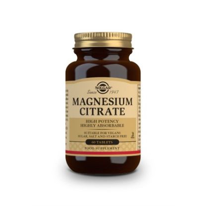 Εικόνα της SOLGAR MAGNESIUM CITRATE 200MG ΣΥΜΠΛΗΡΩΜΑ ΔΙΑΤΡΟΦΗΣ ΜΕ ΚΙΤΡΙΚΟ ΜΑΓΝΗΣΙΟ ΓΙΑ ΤΗΝ ΚΑΛΗ ΛΕΙΤΟΥΡΓΙΑ ΤΩΝ ΜΥΩΝ & ΤΟΥ ΝΕΥΡΙΚΟΥ ΣΥΣΤΗΜΑΤΟΣ - ΜΕΙΩΝΕΙ ΤΙΣ ΚΡΑΜΠΕΣ, 60ΤΑΒS