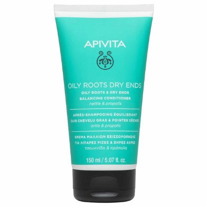 Εικόνα της APIVITA CONDITIONER OILY ROOTS DRY ENDS 150ML  ΚΡ.ΜΑΛΛΙΩΝ ΓΙΑ ΛΙΠΑΡΕΣ ΡΙΖΕΣ & ΞΗΡΕΣ ΑΚΡΕΣ ΜΕ ΤΣΟΥΚΝΙΔΑ ΚΑΙ ΠΡΟΠΟΛΗ 150GR