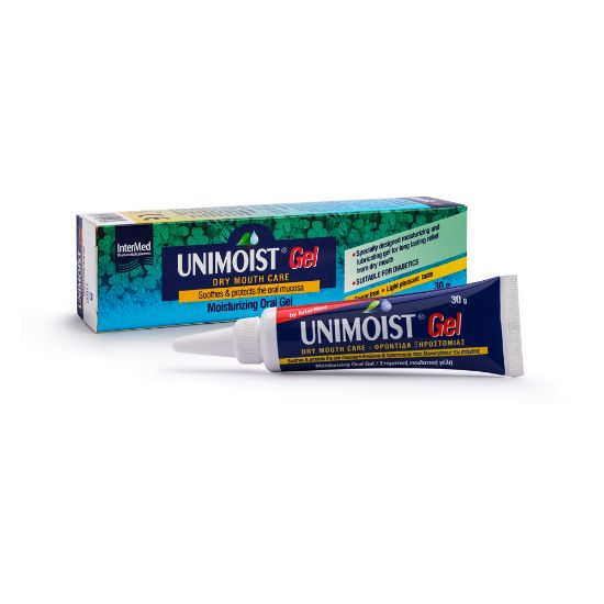 Εικόνα της INTERMED UNIMOIST GEL 30GR Intermed Unimoist Gel, Ενυδατική Στοματική Γέλη, Ανακουφίζει και Προστατεύει τους Βλεννογόνους του Στόματος, 30gr