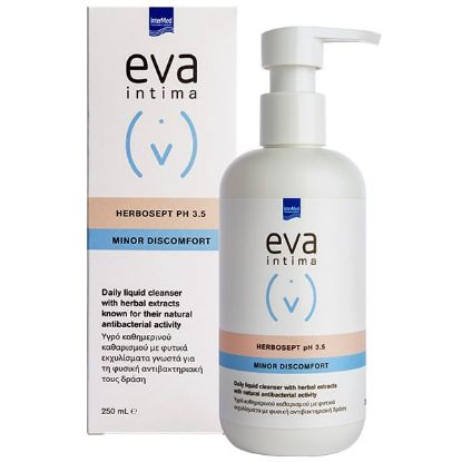 Εικόνα της EVA INTIMA WASH HERBOSEPT  PH 3.5 250ML - ΥΓΡΟ ΚΑΘΗΜΕΡΙΝΟΥ ΚΑΘΑΡΙΣΜΟΥ ΕΥΑΙΣΘΗΤΗΣ ΠΕΡΙΟΧΗΣ ΜΕ ΦΥΣΙΚΗ ΑΝΤΙΒΑΚΤΗΡΙΔΙΑΚΗ ΠΡΟΣΤΑΣΙΑ, 250ML.