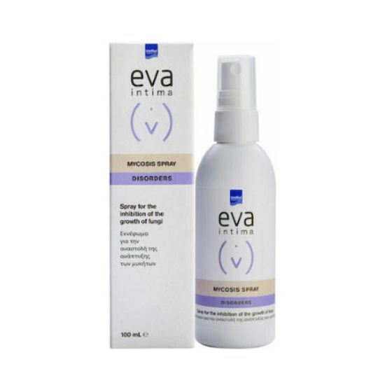 Εικόνα της INTERMED EVA INTIMA MYCOSIS SPRAY ΕΚΦΕΝΩΜΑ ΓΙΑ ΤΗΝ ΑΝΑΣΤΟΛΗ ΔΡΑΣΗΣ ΤΩΝ ΜΥΚΗΤΩΝ, 100ML.