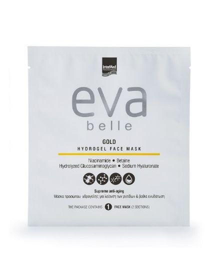 Εικόνα της INTERMED EVA BELLE GOLD HYDROGEL FACE MASK 1TEM